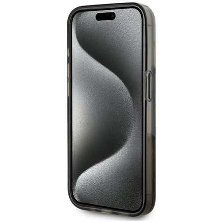 KARL LAGERFELD ETUI MONOGRAM DO IPHONE 15 PRO LIQUIDE GLITTER WYSOKA JAKOŚĆ