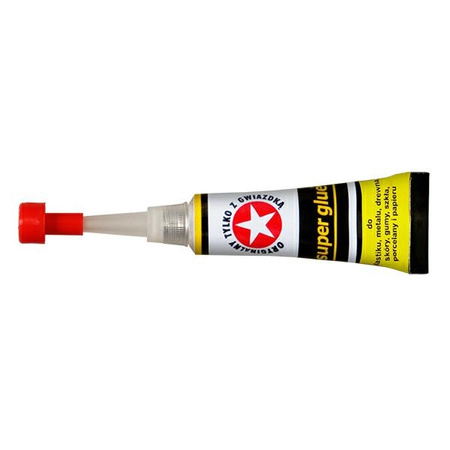 KLEJ SUPER GLUE 2G DO NAPRAWY DOMOWYCH AKCESORIÓW PLASTIKOWYCH I METALOWYCH