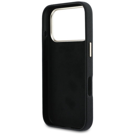 Etui Guess FW Resin Logo do iPhone 17    Pro czarny