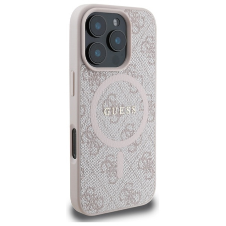 GUESS CASE HARDCASE 4G RING DO IPHONE 16 PRO MAX 6.9 DO MAGSAFE Z PROSTYM