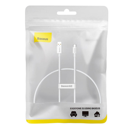 BASEUS KABEL USB DO USB-C 100W DO TELEFONÓW 0.25M DO SZYBKIEGO ŁADOWANIA