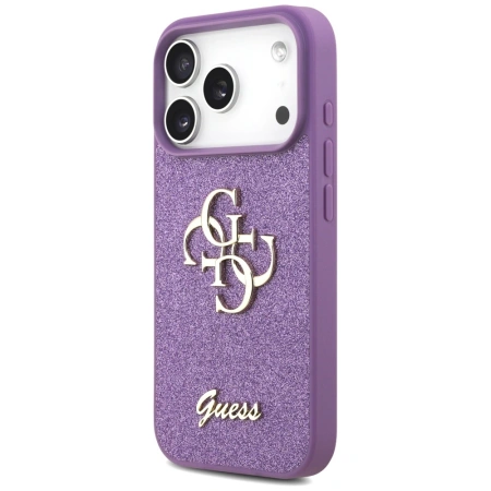 GUESS ETUI FIXED GLITTER BIG 4G DO IPHONE 17 PRO POKROWIEC WYSOKIEJ
