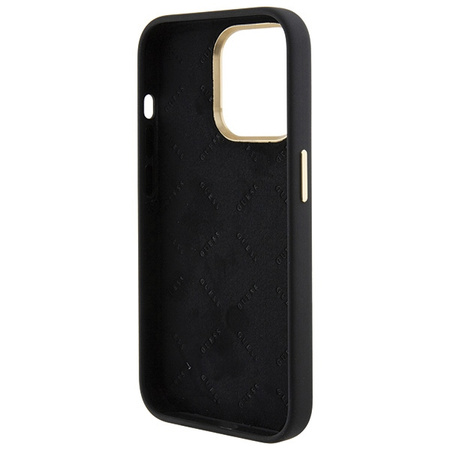 GUESS ETUI CASE DO IPHONE 15 PRO 6.1” HARDCASE SILICONE LOGO STRASS 4G