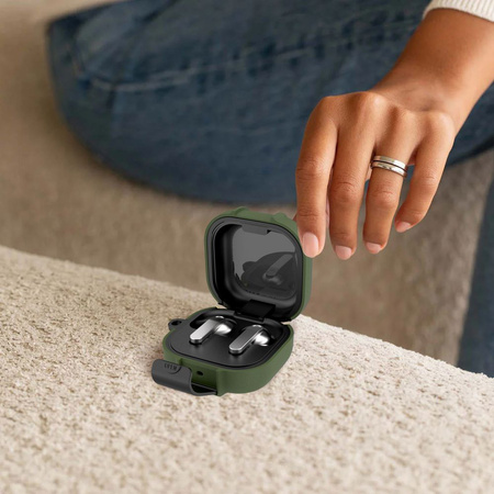 TECH-PROTECT SLIM HOOK SAMSUNG GALAXY BUDS 4 / 4 PRO OLIVE GREEN