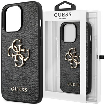 Guess GUHCN614GMGGR iPhone 11 6,1" / Xr szary/grey hardcase 4G Big Metal Logo