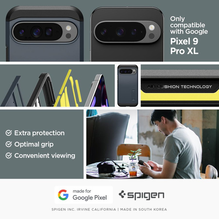 SPIGEN ETUI TOUGH ARMOR DO GOOGLE PIXEL 9 PRO XL WYSOKA OCHRONA I STYLE