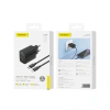 FONENG ładowarka sieciowa EU66 PD 20W 1xUSB-C + 1xUSB QC3.0 + kabel USB-C - Lightning Czarny