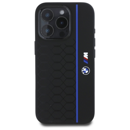 BMW POKROWIEC HARDCASE DO IPHONE 16 PRO MAX 6.9 DO MAGSAFE SILIKON HEXAGON