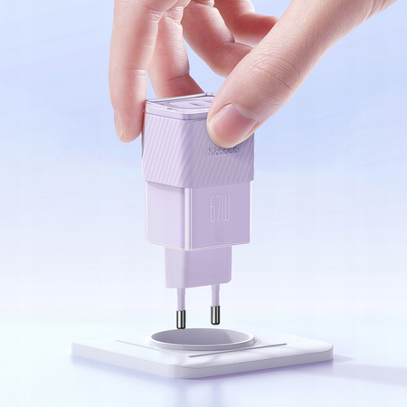 MCDODO SZYBKA ŁADOWARKA SIECIOWA ZASILACZ KOSTKA 3X USB-C PD USB-A GAN 67W