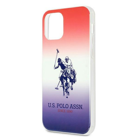 Etui U.S. Polo Assn. Gradient Collection na iPhone 12 / iPhone 12 Pro - wielokolorowe