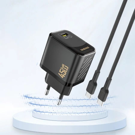 DUDAO ŁADOWARKA SIECIOWA 45W GAN USB-C DO IPHONE 12 13 14 15 SZYBKIE