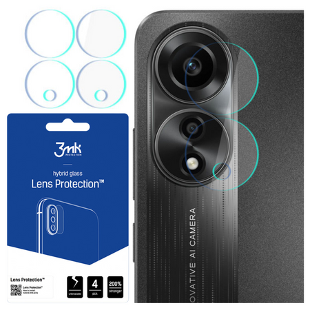 3MK LENS PROTECTION DO OPPO A78 5G SZKŁO HYBRYDOWE OCHRONA EKRANU