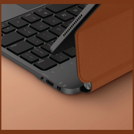 Etuiz klawiaturą UNIQ Venno Pro Magnetic Smart do iPad 11" 2025 / iPad Air 11" 2024 / 2025 / iPad Pro 11" 2018 / 2020 / 2021 / 2022 / 2024 - brązowe