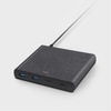 HUB Uniq Surge LITHOS Collective 90W 2xUSB-A QC 3.0 / 2xUSB-C PD 3.0 - czarny