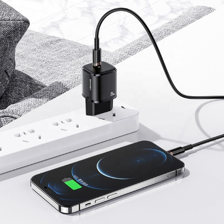 USAMS MINI ŁADOWARKA 1XUSB-C PD3.0 DO IPHONE 12 13 14 20W SZYBKIE ŁADOWANIE