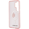 Etui Karl Lagerfeld IML Peekaboo         Choupette MagSafe do Samsung Galaxy S26 Ultra różowy