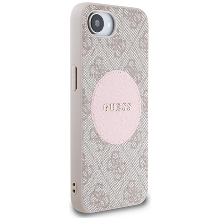GUESS ETUI 4G CIRCLE CLASSIC LOGO DO MAGSAFE DO IPHONE 16E WYSOKA