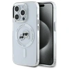 KARL LAGERFELD ETUI HARDCASE DO IPHONE 15 PRO 6.1 DO MAGSAFE Z METALOWYM