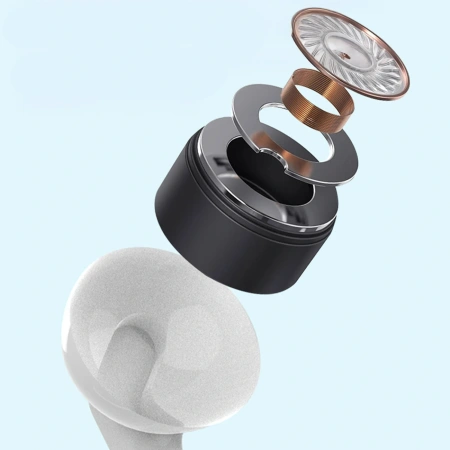Słuchawki dokanałowe Dudao X3+ przewodowe minijack 3,5mm - białe