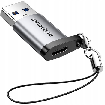 INNOSTYLE ADAPTER PRZEJ艢CI脫WKA USB-A 3.0 DO USB-C NA USB TYP C 3A 5GBPS OTG