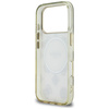 Etui Guess IML Peony Dot MagSafe do iPhone 17 Pro beżowy