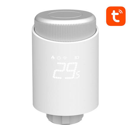 AVATTO GŁOWICA TERMOSTATYCZNA ZIGBEE TRV10 DO ZARZĄDZANIA OGRZEWANIEM TUYA