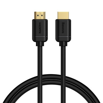 BASEUS KABEL HDMI 2.0 4K 60 HZ 3D HDR 18 GBPS 1 M CZARNY