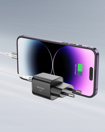 INNOSTYLE SZYBKA ŁADOWARKA KOSTKA USB-C 35W USB TYP C GAN II DO SAMSUNG LED