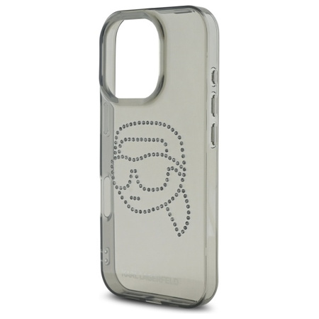 KARL LAGERFELD ETUI HARDCASE DO IPHONE 16 PRO MAX 6.9 KARL HEAD RHINESTONES