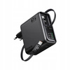 MCDODO SZYBKA ŁADOWARKA SIECIOWA ZASILACZ 3X USB-C PD GAN 67W 2X KABEL 1M