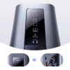 Stacja dokująca Baseus Spacemate RD1 hub 11w1 USB-C - 2xHDMI 4K@60Hz 2xDP 4K@60Hz 2xUSB-A 10Gb/s USB-C 10Gb/s RJ45 USB-A 480Mb/s USB-C PD mini jack 3.5mm ładowarka EU - szara