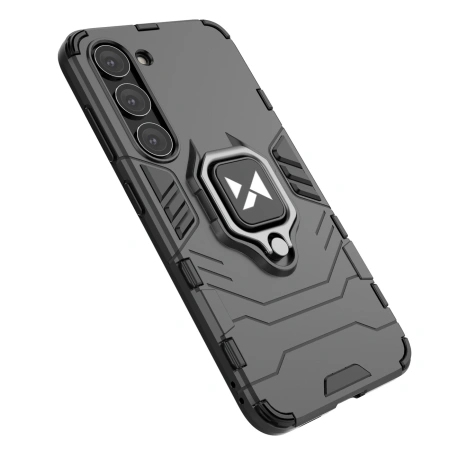 WOZINSKY POKROWIEC RING ARMOR DO SAMSUNG GALAXY S23 Z UCHWYTEM MAGNETYCZNYM