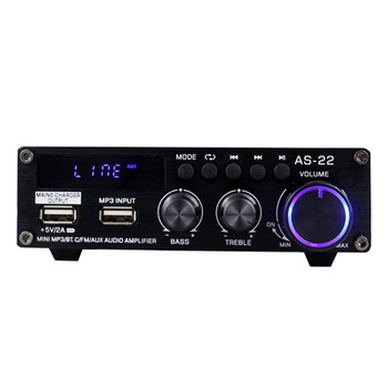 BLITZWOLF WZMACNIACZ AUDIO AS-22 DO KINA DOMOWEGO Z BLUETOOTH 5.0 45W Z USB