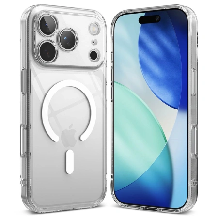 RINGKE ETUI FUSION MAGNETIC DO IPHONE 17 PRO PRZEJRZYSTE MAGNETYCZNE