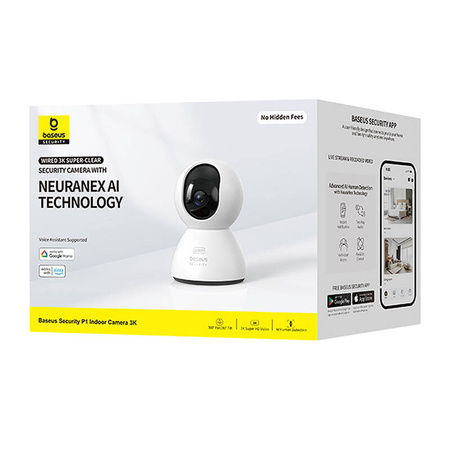 BASEUS KAMERA P1 3K DO MONITORINGU DO DOMU BIURA WIELOFUNKCYJNY MONITORING