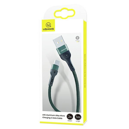 USAMS KABEL MICRO USB U55 DO TELEFONÓW DO ŁADOWANIA I PRZENOSZENIA DANYCH
