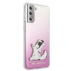 Karl Lagerfeld KLHCS21MCFNRCPI S21+ G996 hardcase różowy/pink Choupette Fun
