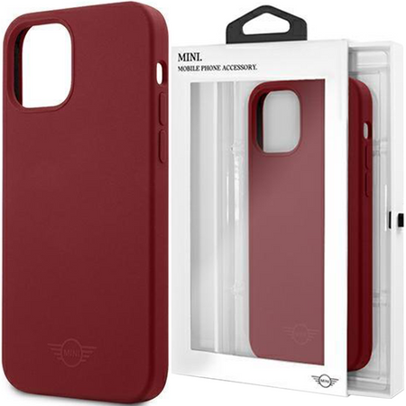 Mini MIHCP12LSLTRE iPhone 12 Pro Max 6,7" czerwony/red hard case Silicone Tone On Tone