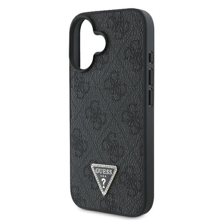 Guess GUHCP16SP4TDSCPK iPhone 166.1 czarny/black hardcase Leather Metal Logo Strass Crossbody