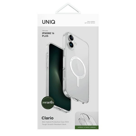 UNIQ ETUI CLARIO DO IPHONE 16 PLUS 6.7 MAGCLICK ŁADOWANIE BEZPRZEWODOWE