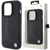 Etui BMW Leather Hot Stamp na iPhone 15 Plus - czarne