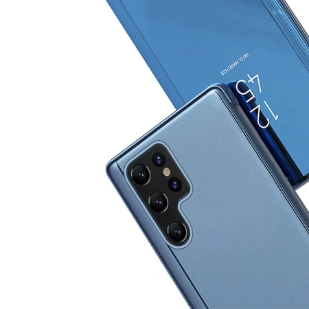 HURTEL ETUI CASE POKROWIEC Z KLAPKĄ DO SAMSUNG GALAXY S22 ULTRA CLEAR VIEW