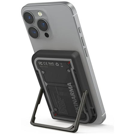 Powerbank Skinarma Nexus Mecha Magnetic Kick-Stand 5000mAh 20W PD USB-C MagSafe czarny
