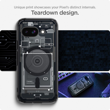SPIGEN CASE OCHRONNY ULTRA HYBRID DO GOOGLE PIXEL 9A KOMPATYBILNY