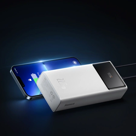 BASEUS POWERBANK ENERFILL FP41 30000MAH 22.5W DO TELEFONÓW Z KABLEM USB-A