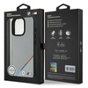 BMW BMHMP16L23PUPDG iPhone 16 Pro 6.3szary/grey hardcase M Perforated Tricolor Line MagSafe