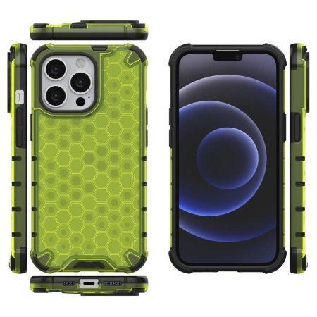 HURTEL ETUI PANCERNE DO IPHONE 13 PRO Z ŻELOWĄ RAMKĄ OCHRONA PRZED UPADKAMI
