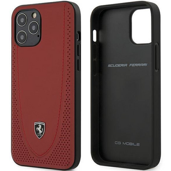 Ferrari FEOGOHCP12LRE iPhone 12 Pro Max 6,7" czerwony/red hardcase Off Track Perforated