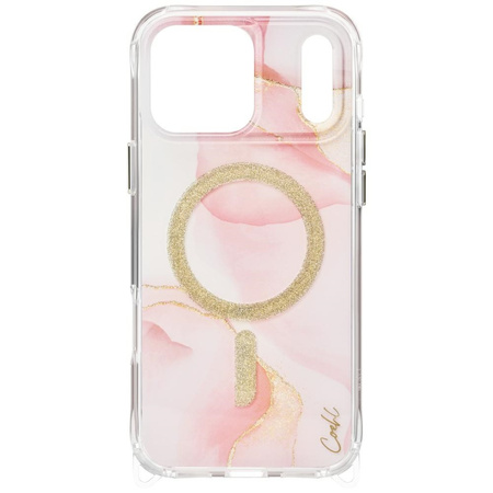 Etui UNIQ Coehl Aeris do iPhone 17 Pro Max Magnetic Charging różowy