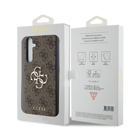 GUESS POKROWIEC HARD CASE DO SAMSUNG GALAXY A35 A356 Z LOGO METALOWYM